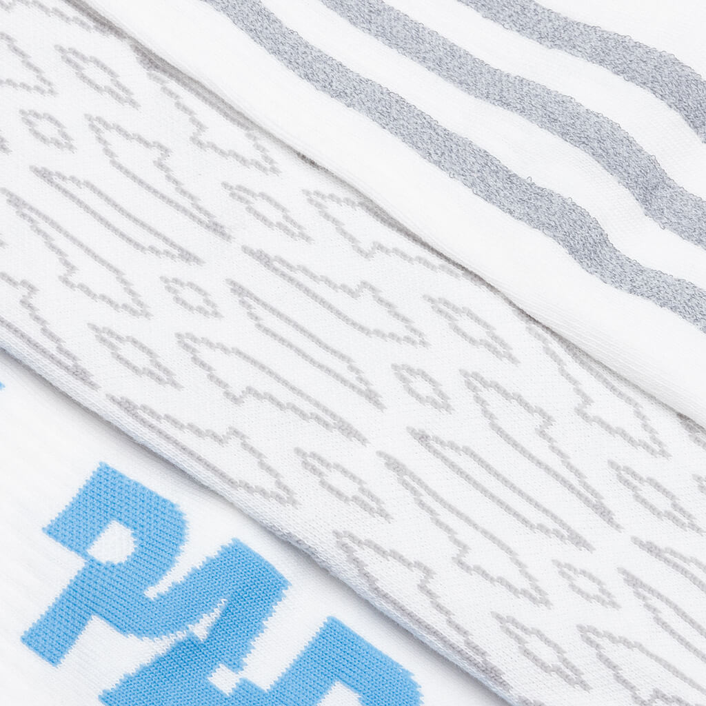 adidas Originals x Ivy Park Logo 3 Pack Socks - Core White
