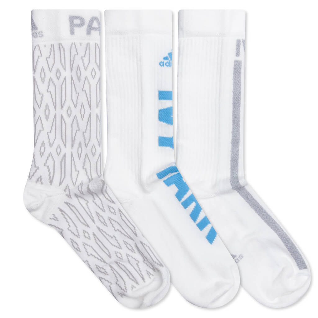 adidas Originals x Ivy Park Logo 3 Pack Socks - Core White