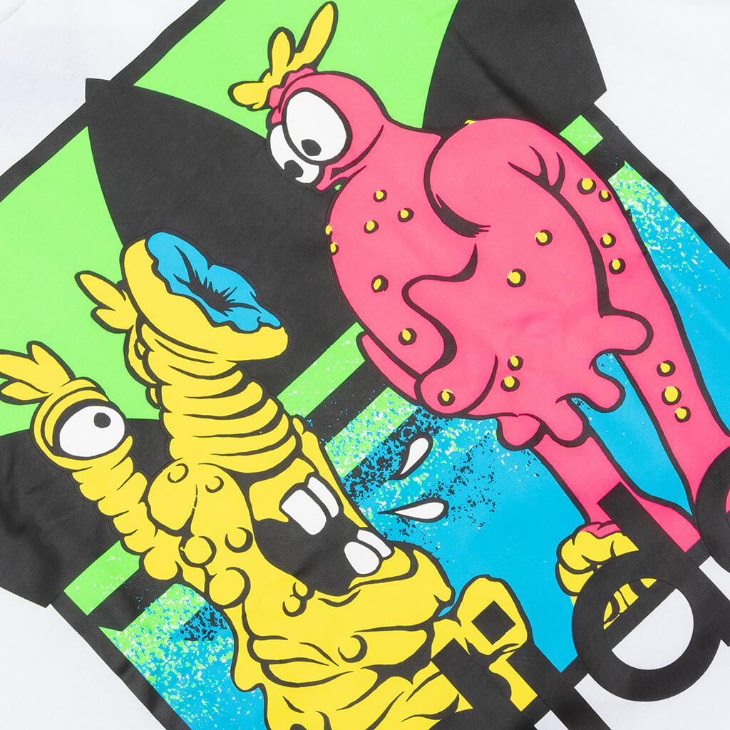 adidas Originals x Jeremy Scott Tee - White/Solar Green