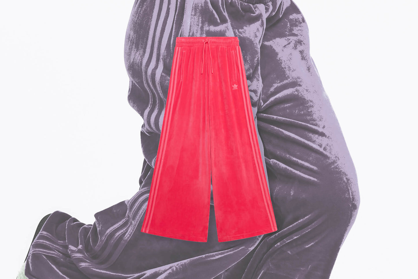 adidas Originals x Jeremy Scott Women's Track Pants - Solar Pink