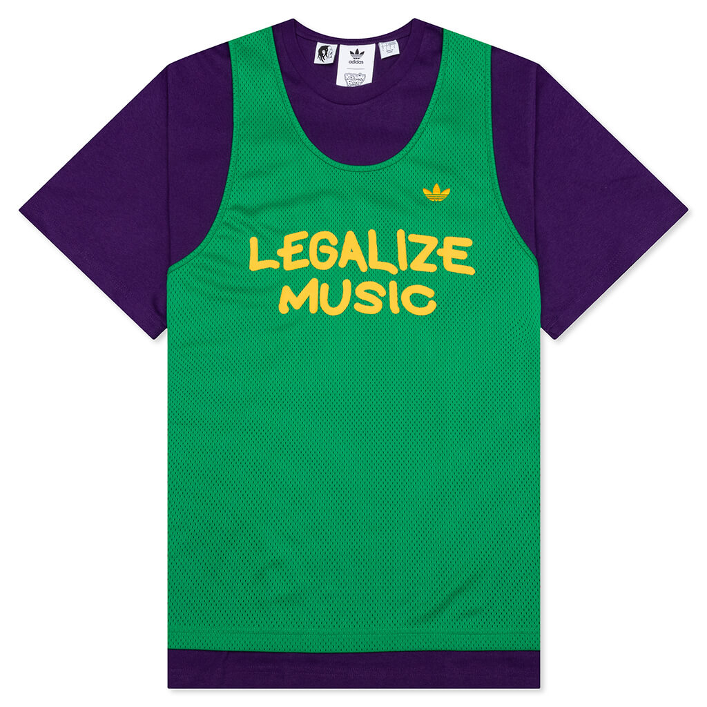 adidas Originals x Kerwin Frost DJ KF S/S Tee - Rich Purple