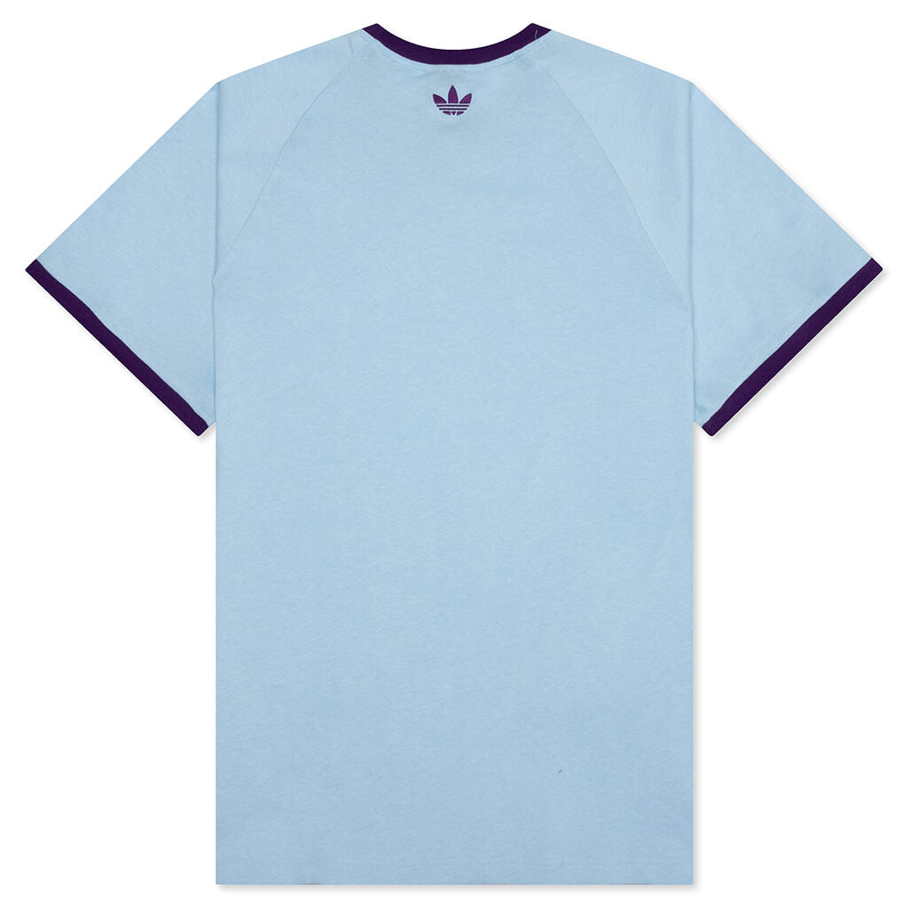 adidas Originals x Kerwin Frost Ringer Tee - Clear Sky