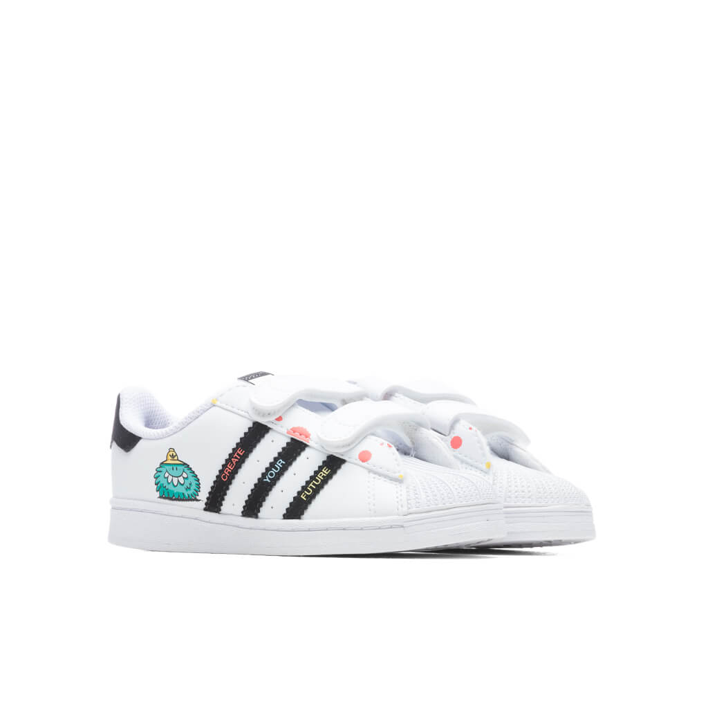 adidas Originals x Kevin Lyons Toddler Superstar - White/Black