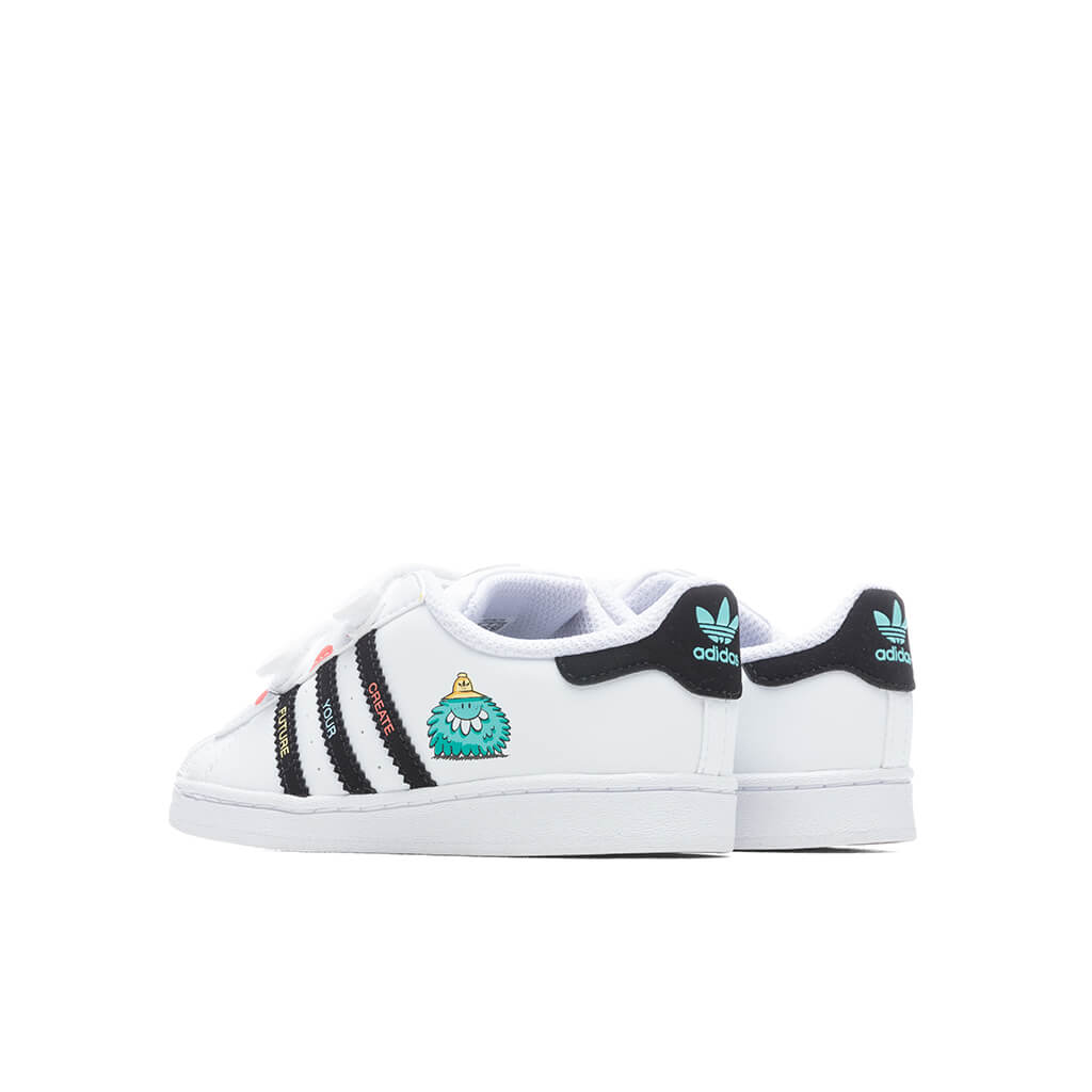 adidas Originals x Kevin Lyons Toddler Superstar - White/Black