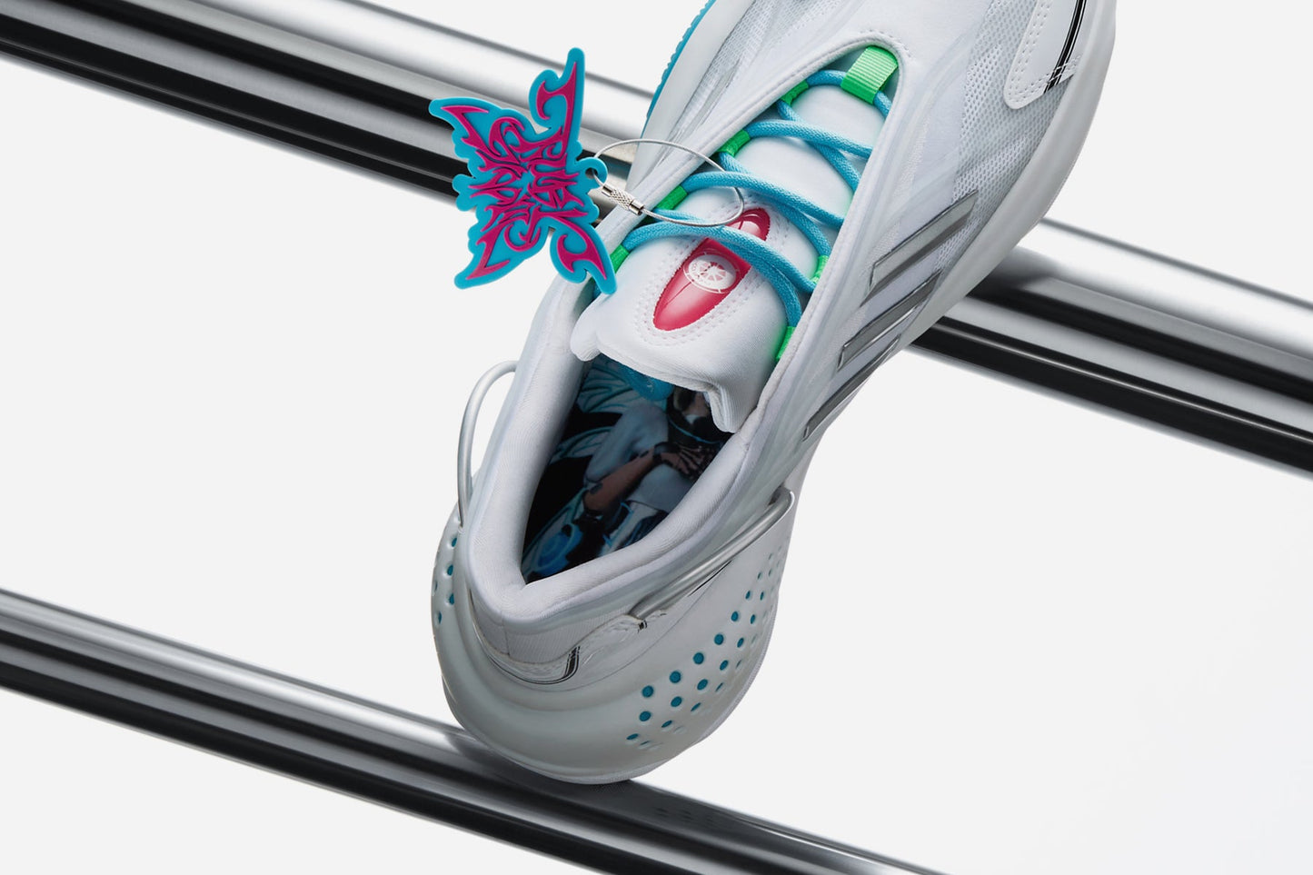 adidas Originals x RUBY 9100M Ozrah - Cloud White/Silver Metallic/Shock Pink