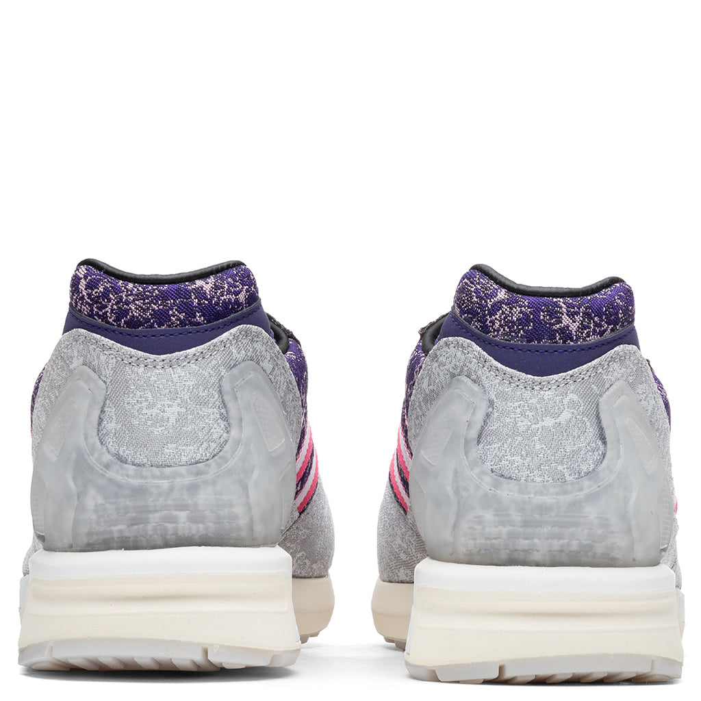 adidas Originals x Vieux Lyon V-ZX 8000 - Silver Metallic/Semi Solar Pink