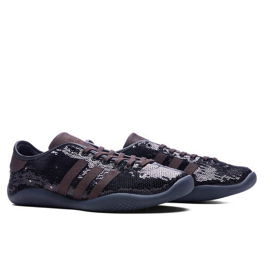 adidas Originals x Wales Bonner Karintha Sequin - Core Black/Silver Metallic/Dark Brown