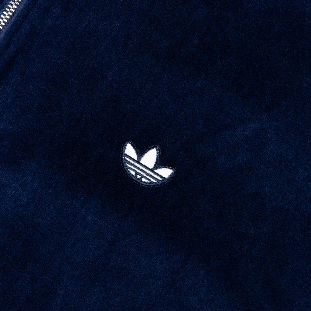 adidas Originals x Wales Bonner Velour Track Jacket - Collegiate Navy
