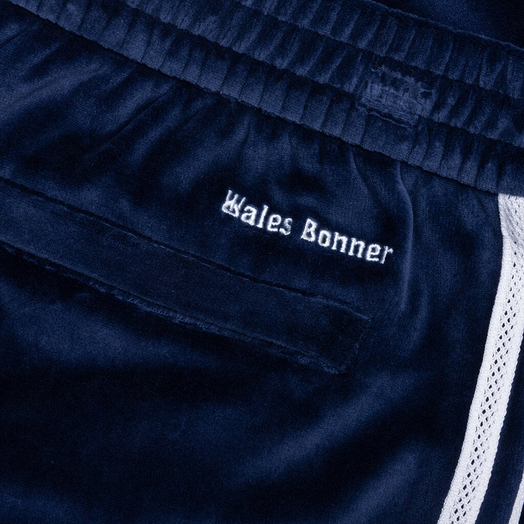 adidas Originals x Wales Bonner Velour Track Pant - Collegiate Navy