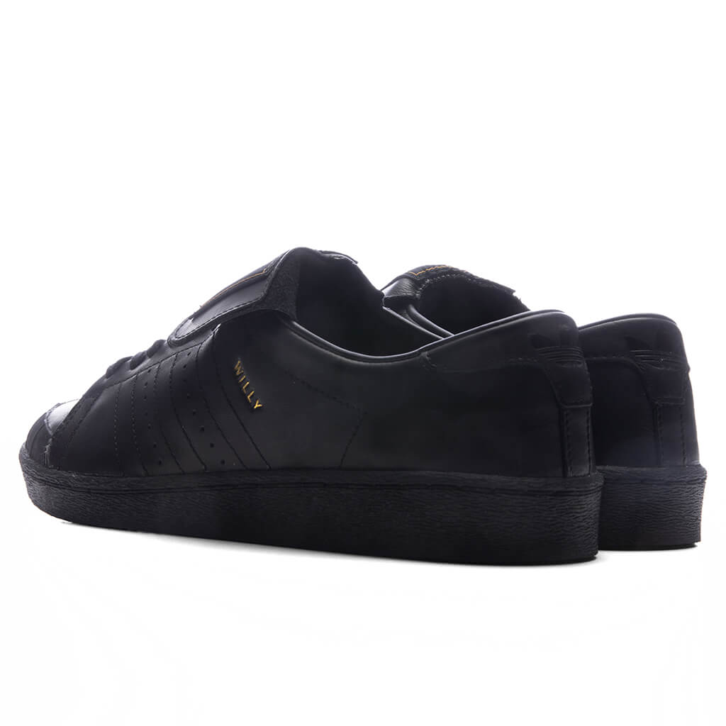 adidas Originals x Willy Chavarria Jabbar Low - Core Black/Core Black/Gold Metallic