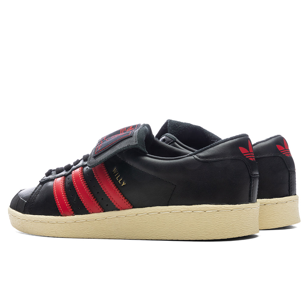 adidas Originals x Willy Chavarria Jabbar Low - Core Black/Red