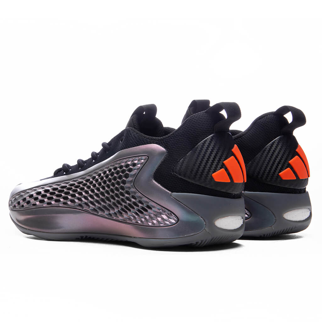 adidas Originals x Anthony Edwards 1 Low - Iron Metallic/Core Black/Solid Orange