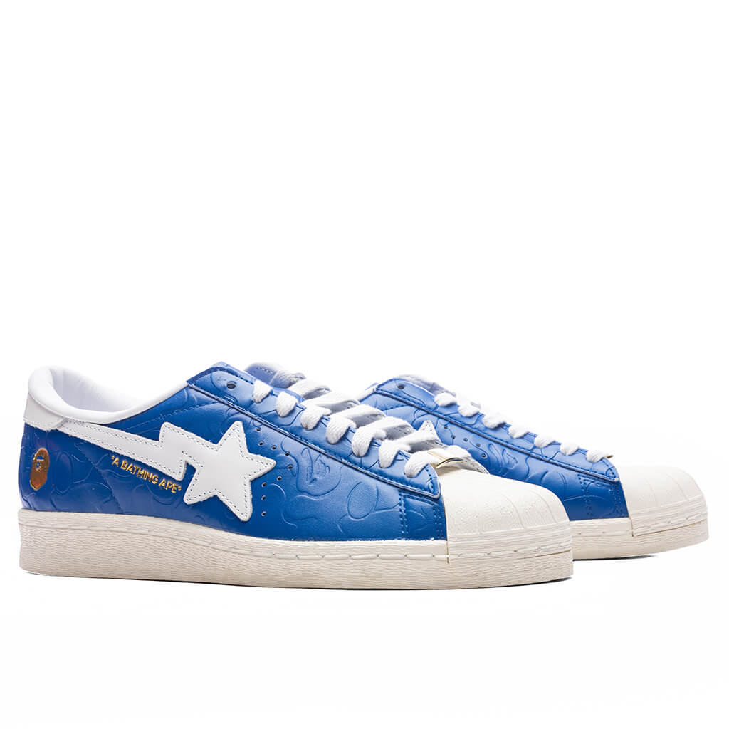 adidas Originals x BAPE Superstar - Blue/Cloud White/Off White