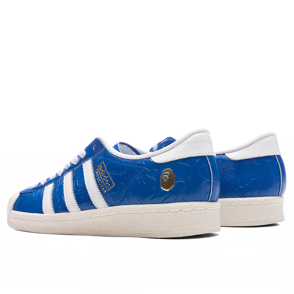 adidas Originals x BAPE Superstar - Blue/Cloud White/Off White