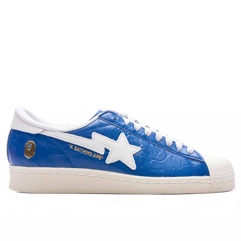 adidas Originals x BAPE Superstar - Blue/Cloud White/Off White