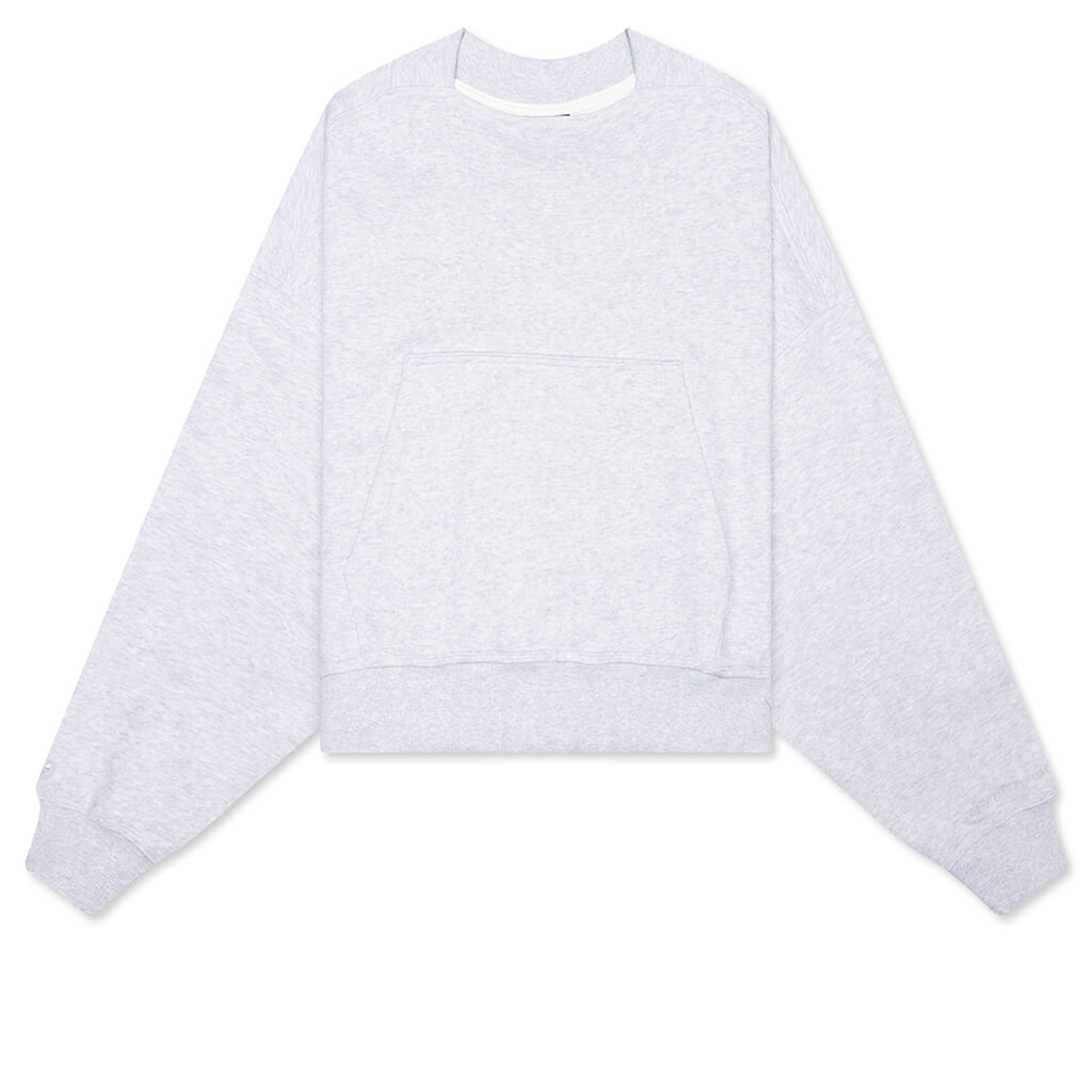 adidas Originals x Bad Bunny Heavy Crew Neck & Hooded Balaclava Sweatshirt - Light Grey Heather