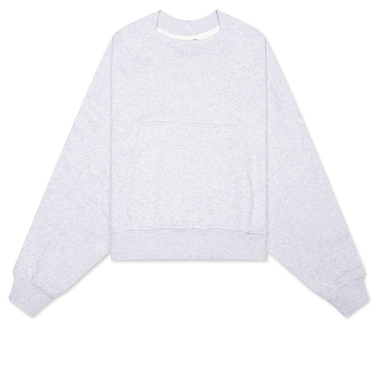 adidas Originals x Bad Bunny Heavy Crew Neck & Hooded Balaclava Sweatshirt - Light Grey Heather
