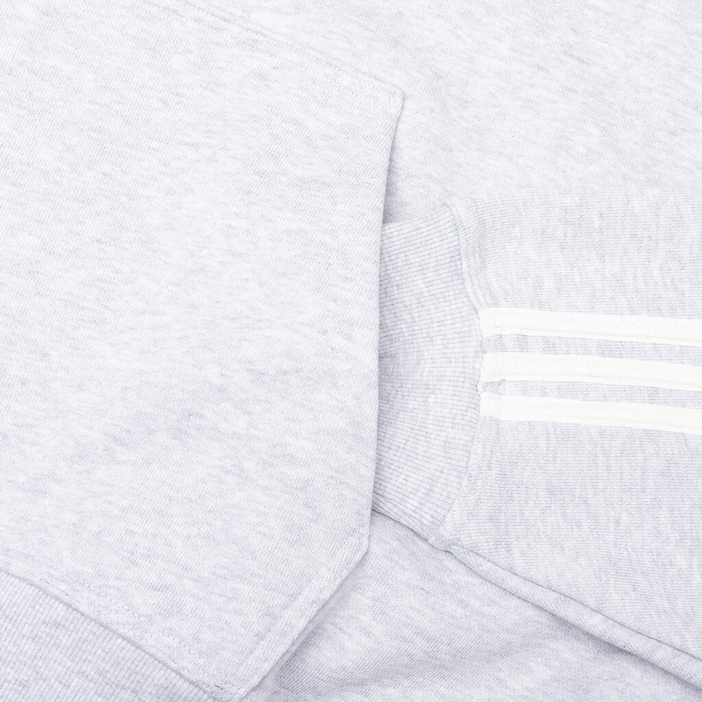 adidas Originals x Bad Bunny Heavy Crew Neck & Hooded Balaclava Sweatshirt - Light Grey Heather