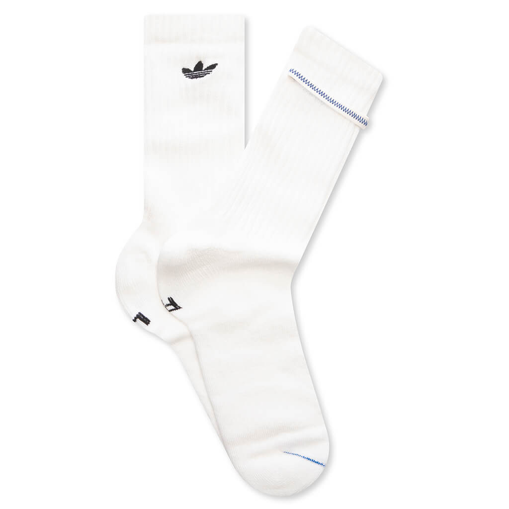 adidas Originals x Bad Bunny Crew Sock 3 Pack - Crew White