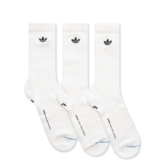 adidas Originals x Bad Bunny Crew Sock 3 Pack - Crew White