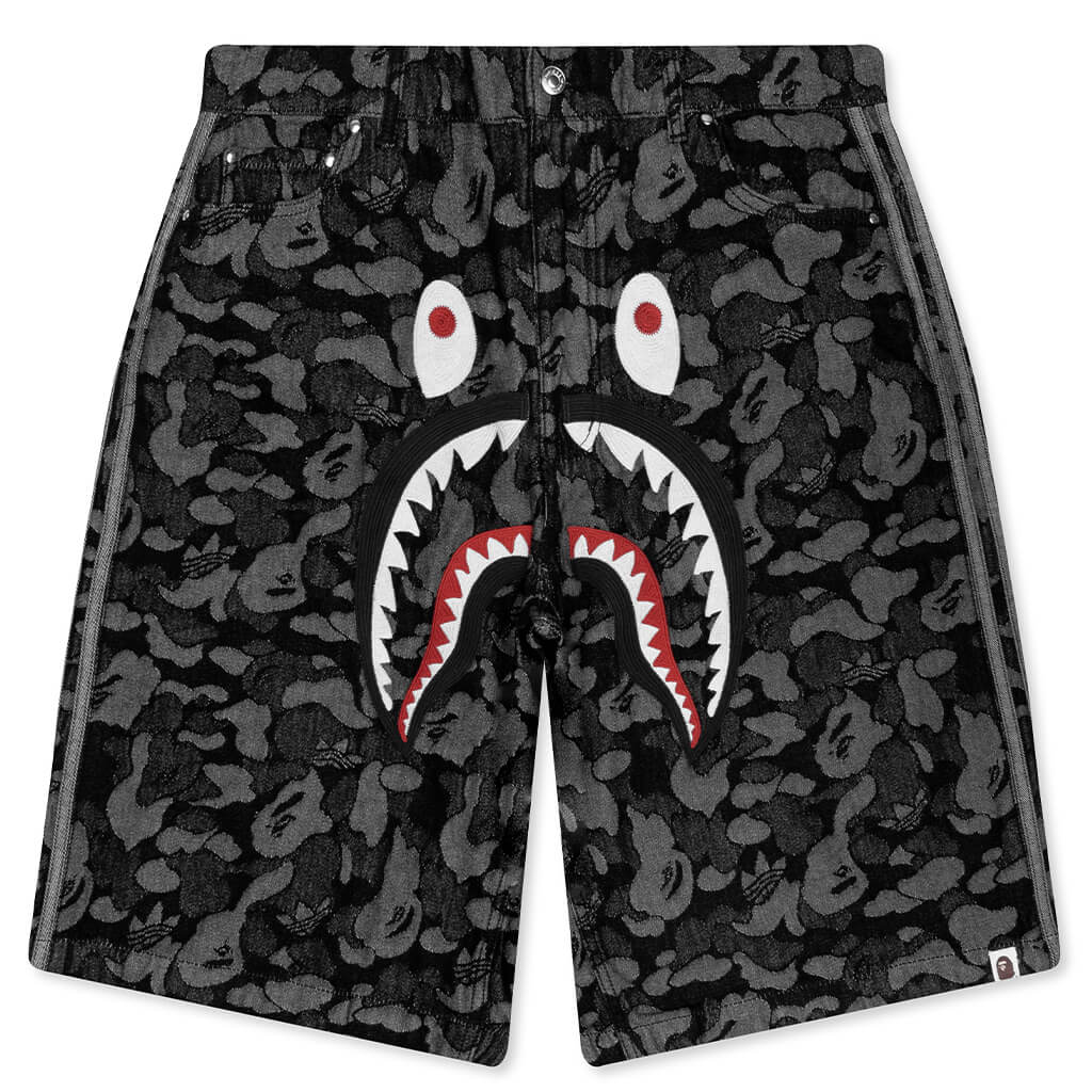adidas Originals x BAPE Shark Denim Jorts - Black