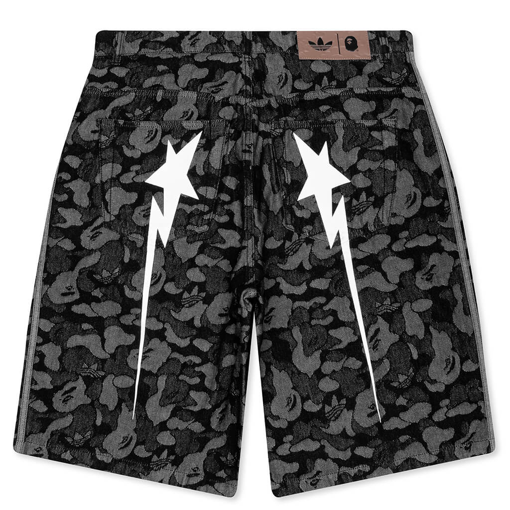 adidas Originals x BAPE Shark Denim Jorts - Black