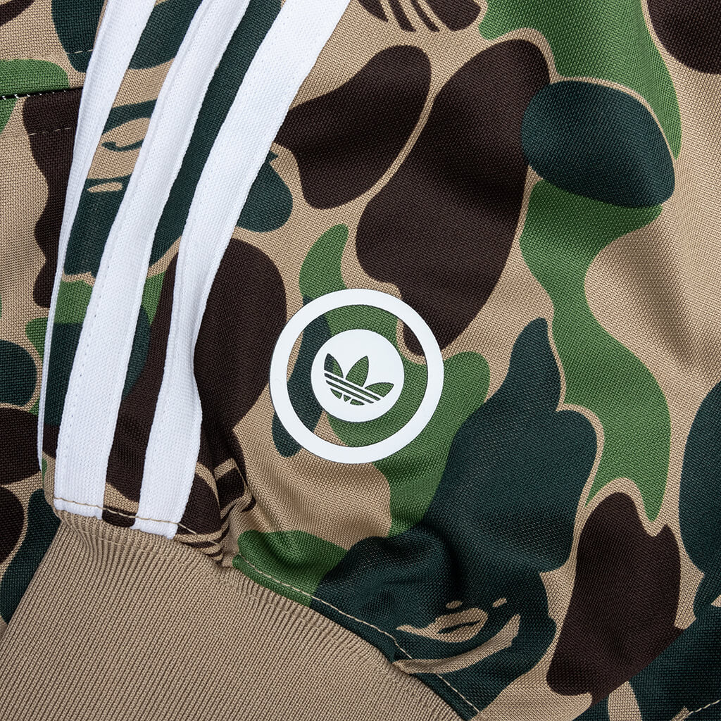 adidas Originals x BAPE Shark Track Hoodie - Crew Green
