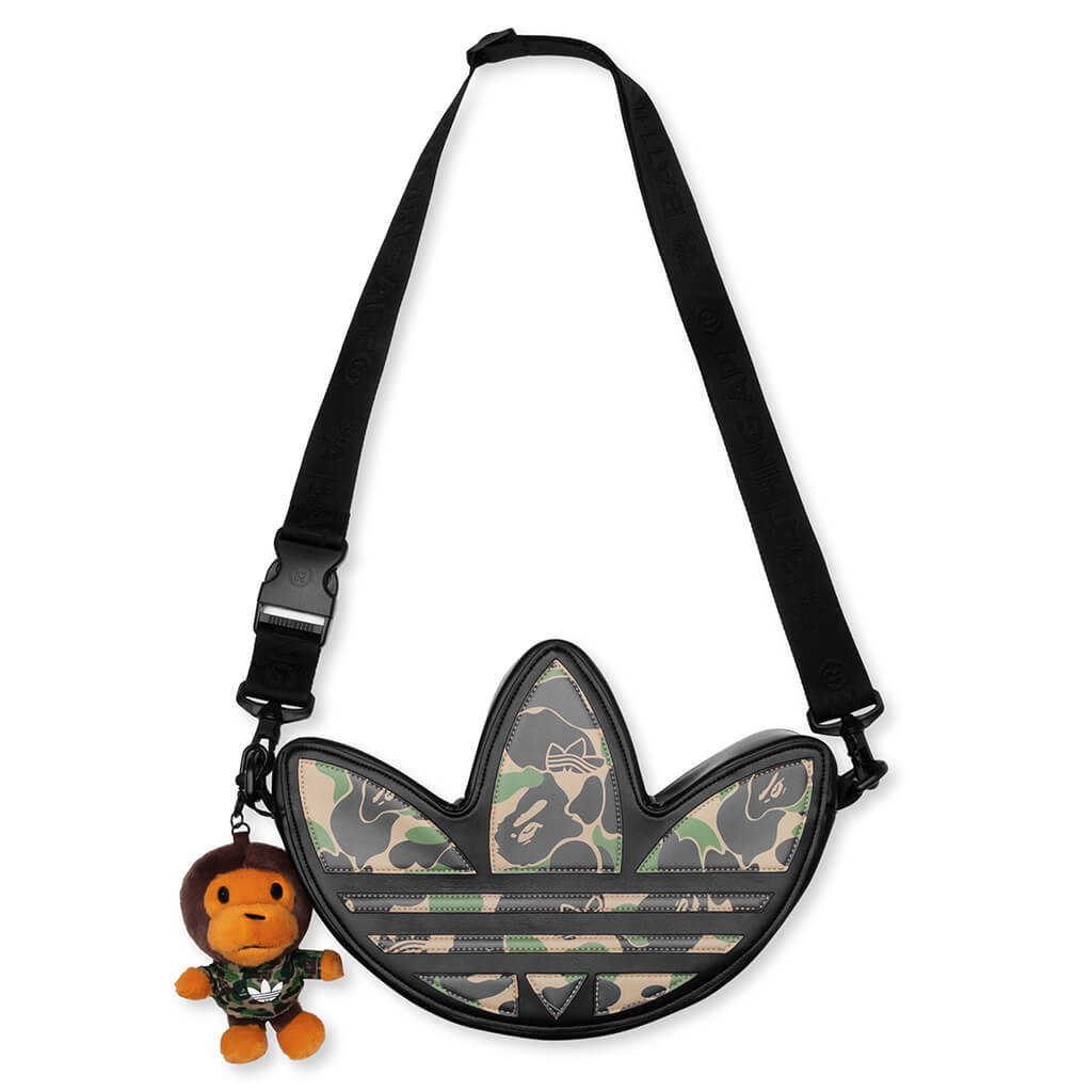 adidas Originals x BAPE Trefoil Shoulder Bag - Black