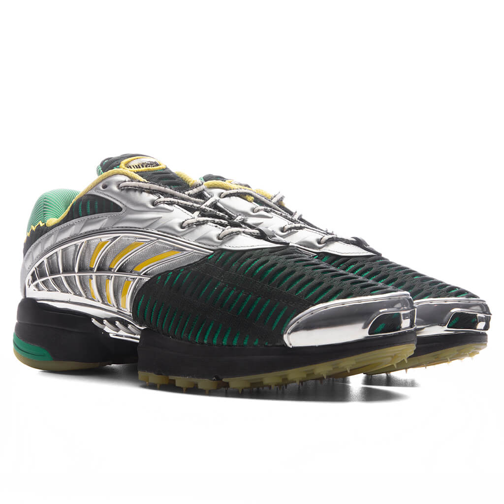 adidas Originals x Brain Dead Climacool 2 - Core Black/Impact Yellow/Silver Metallic