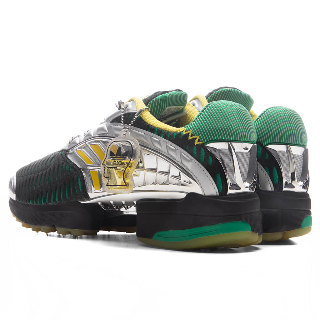 adidas Originals x Brain Dead Climacool 2 - Core Black/Impact Yellow/Silver Metallic