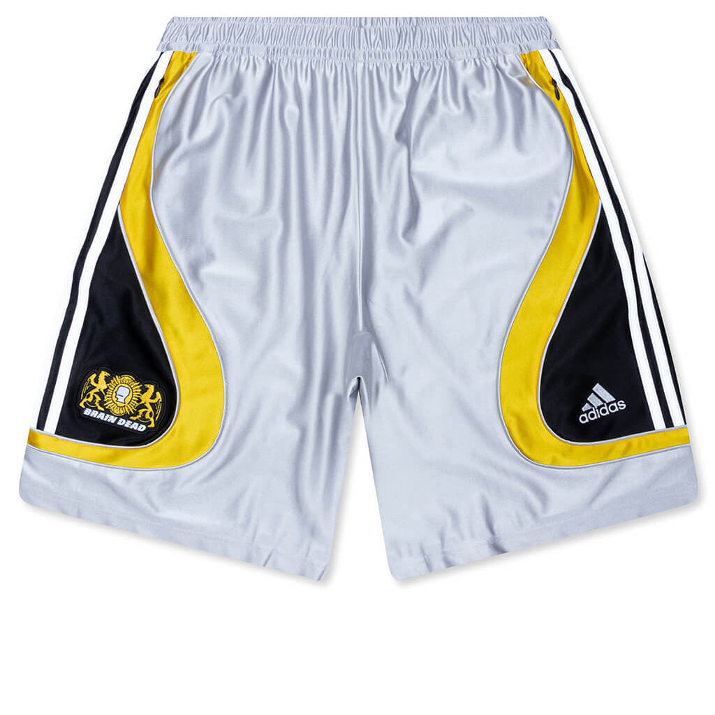 adidas Originals x Brain Dead FB Short - Silver Metallic