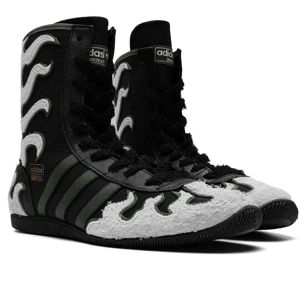 adidas Originals x Brain Dead Japan High - Core Black/Crystal White/Gold Metallic