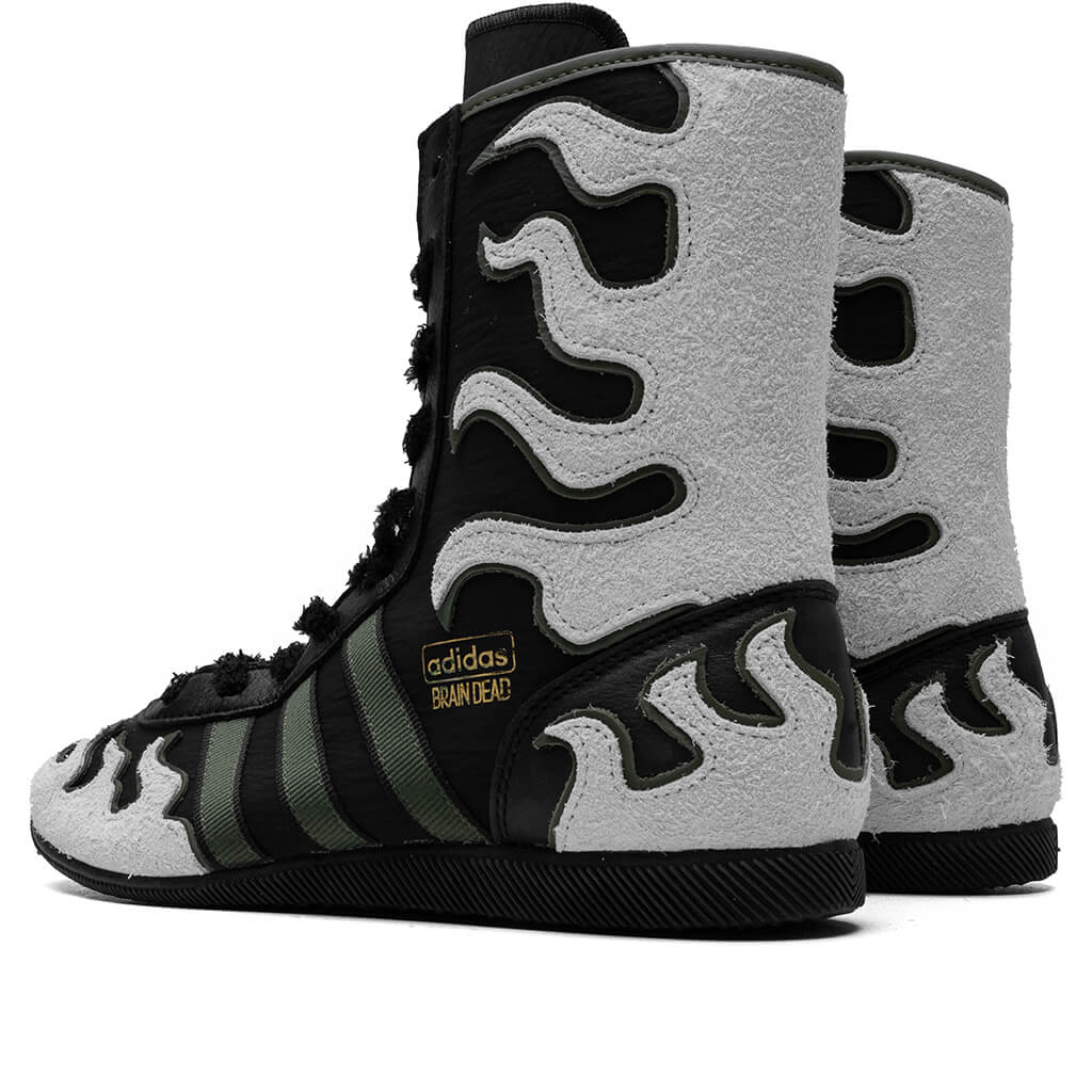 adidas Originals x Brain Dead Japan High - Core Black/Crystal White/Gold Metallic