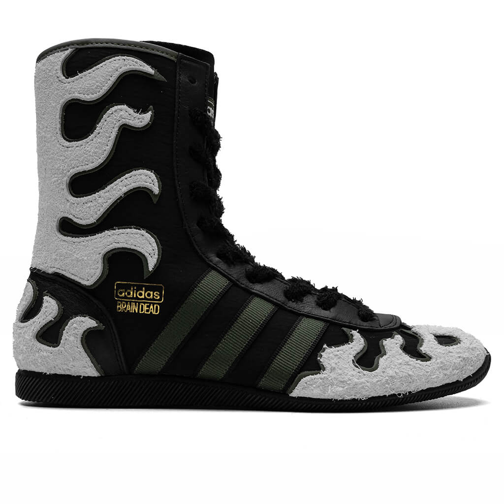 adidas Originals x Brain Dead Japan High - Core Black/Crystal White/Gold Metallic
