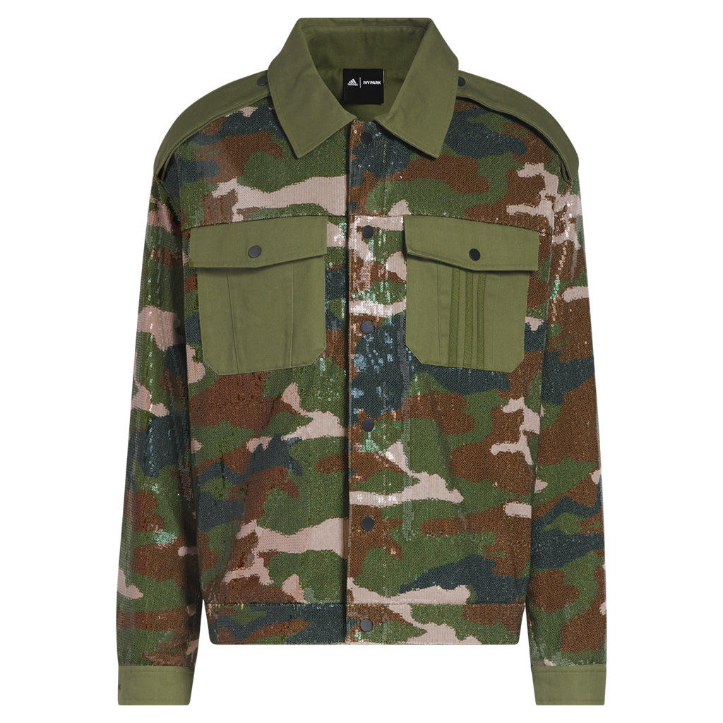 adidas Originals x Ivy Park Sequin Jacket - All Over Print Camo