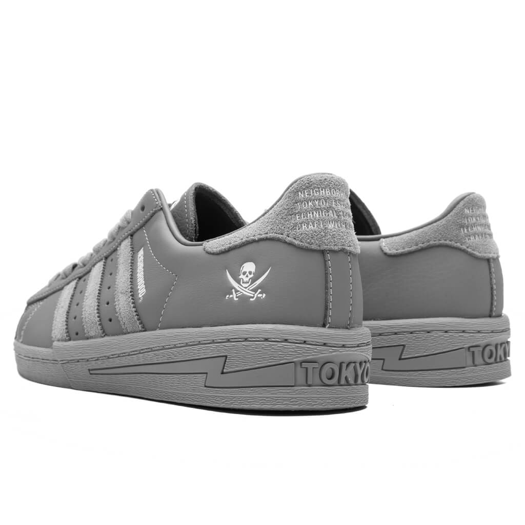 adidas Originals x Neighborhood Superstar - Grey/Grey/Cloud White