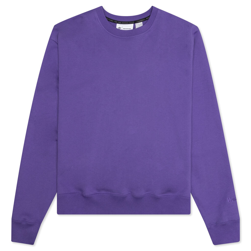 adidas Originals x Pharrell Williams Basics Crew - Purple