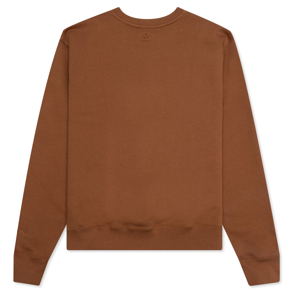 adidas Originals x Pharrell Williams Basics Crew - Wild Brown