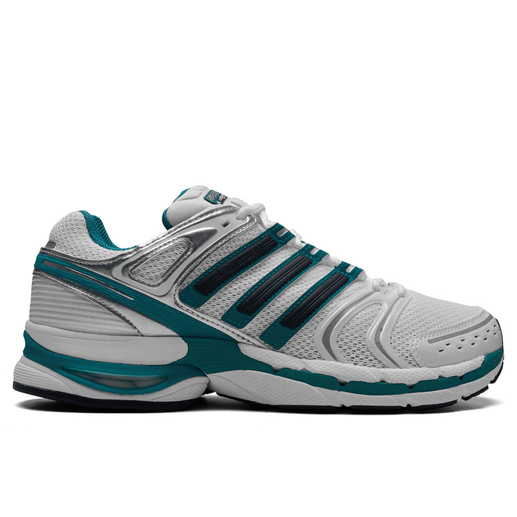 adidas Originals x Sporty & Rich Adistar Control 5 - White/Carbon/Pure Teal