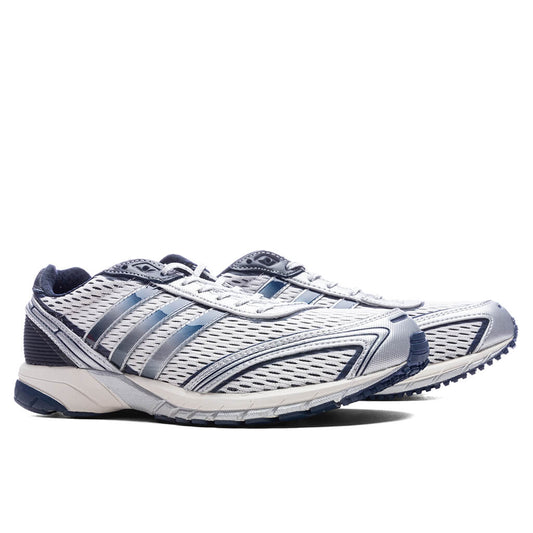 adidas Originals x Sporty & Rich Women's Adizero Adios - Cloud White/Collegiate Navy/Cloud White