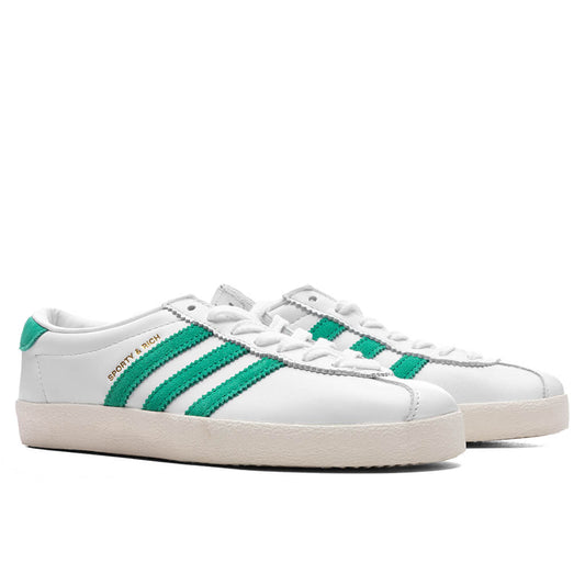 adidas Originals x Sporty & Rich Women's Blanc - Cloud White/Off White/Court Green