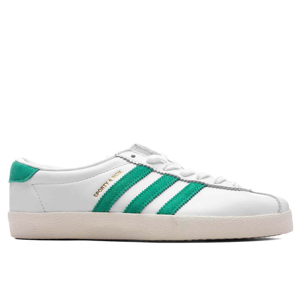 adidas Originals x Sporty & Rich Women's Blanc - Cloud White/Off White/Court Green