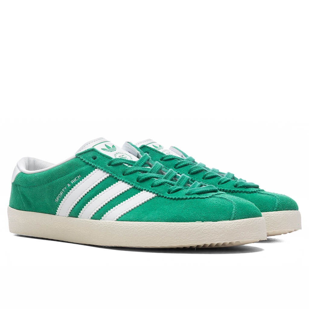 adidas Originals x Sporty & Rich Women's Blanc - Court Green/Cloud White/Off White