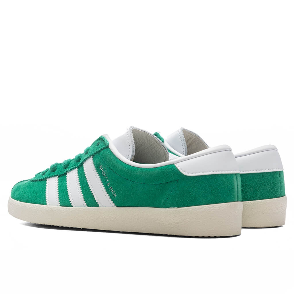 adidas Originals x Sporty & Rich Women's Blanc - Court Green/Cloud White/Off White