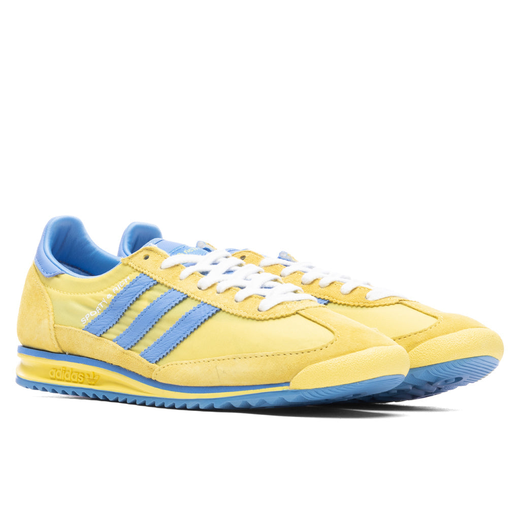 adidas Originals x Sporty & Rich SL72 Women's - Light Yellow/Real Blue/White