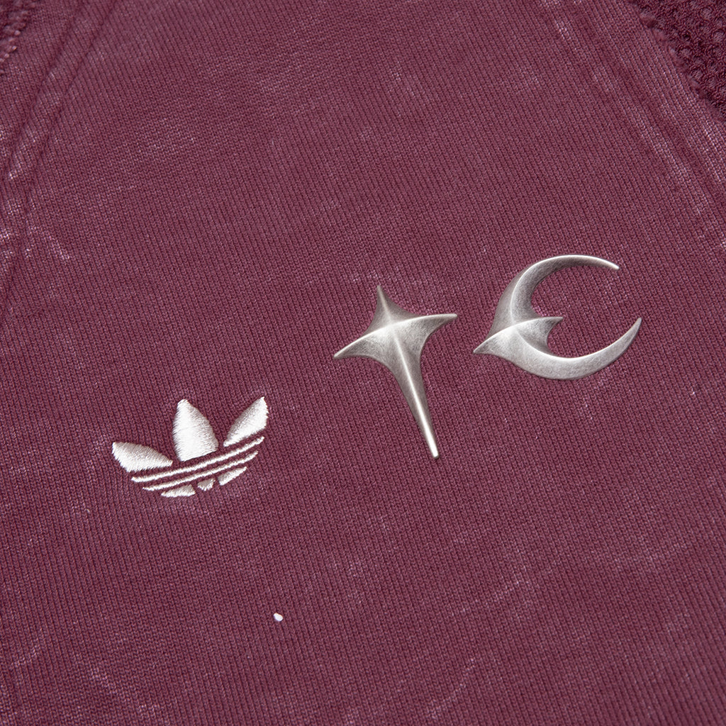 adidas Originals x Thug Club TG Sweat Hoodie - Maroon