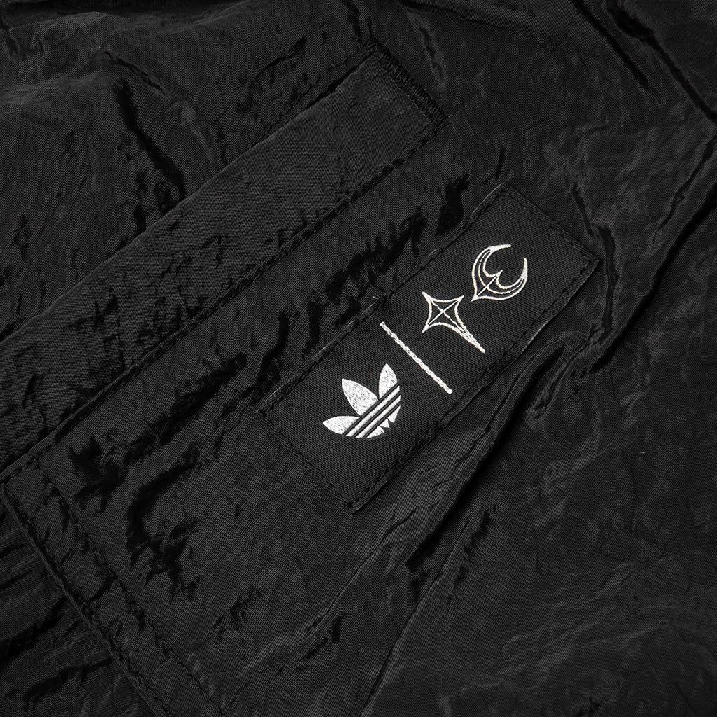 adidas Originals x Thug Club Woven Track Pant - Black/Silver Metallic