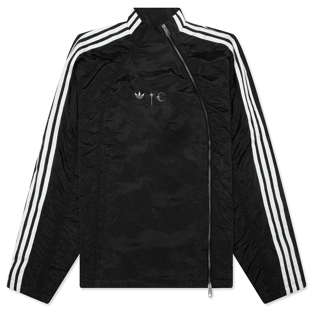 adidas Originals x Thug Club Woven Track Top - Black/Silver Metallic