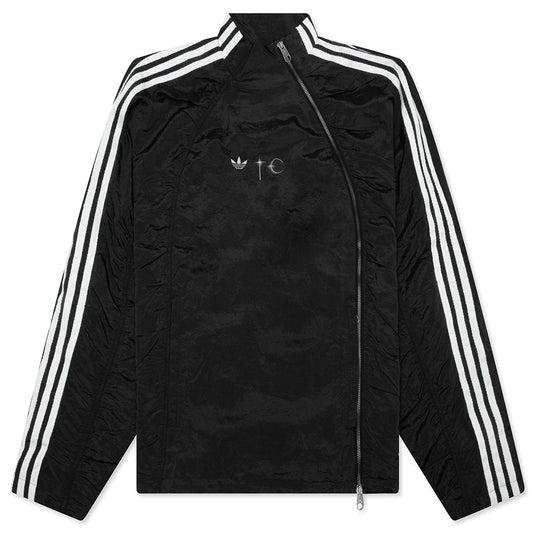 adidas Originals x Thug Club Woven Track Top - Black/Silver Metallic