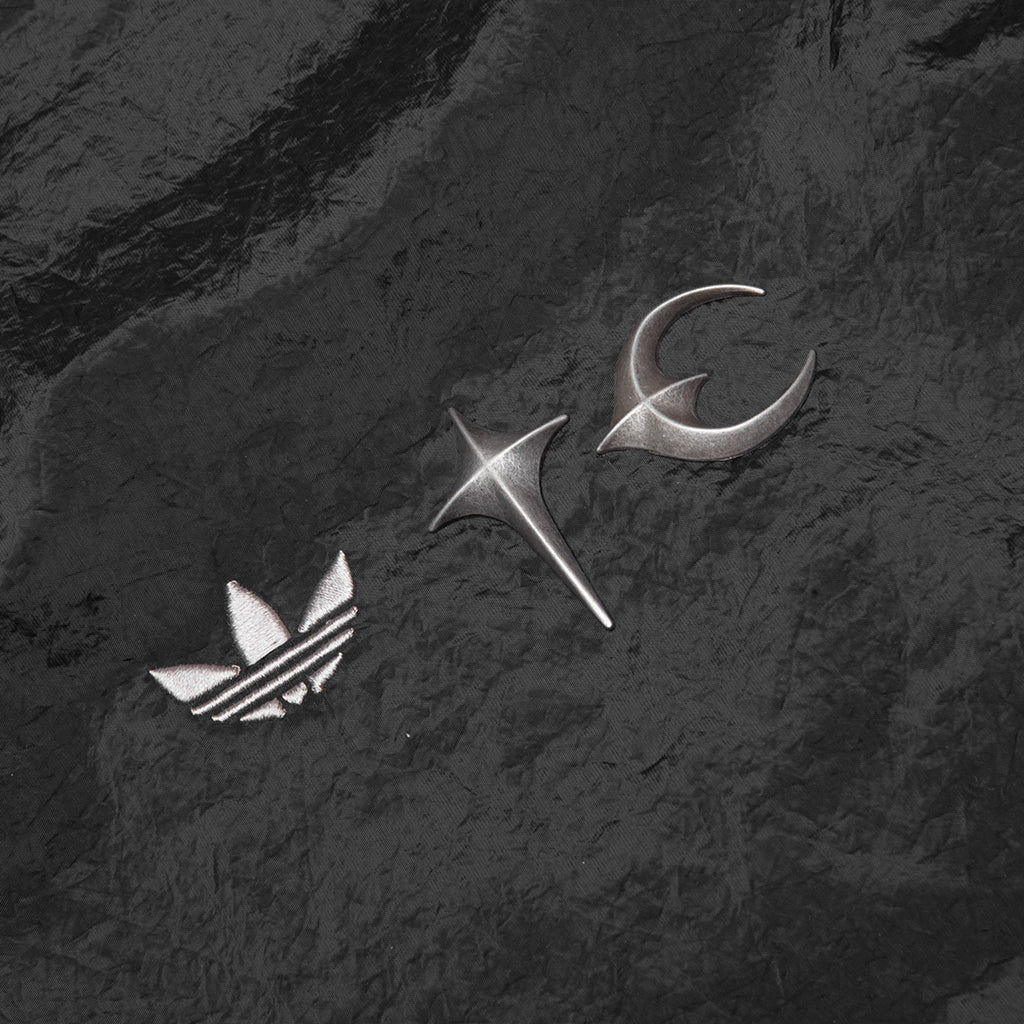 adidas Originals x Thug Club Woven Track Top - Black/Silver Metallic